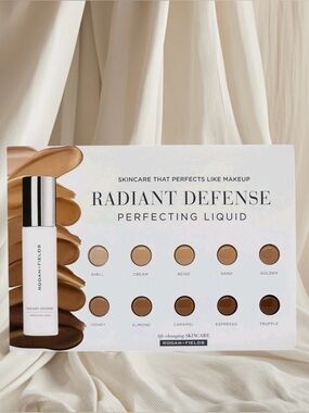 Free | Rodan + Fields Radiant Defense Perfecting Liquid Foundation Sample Card